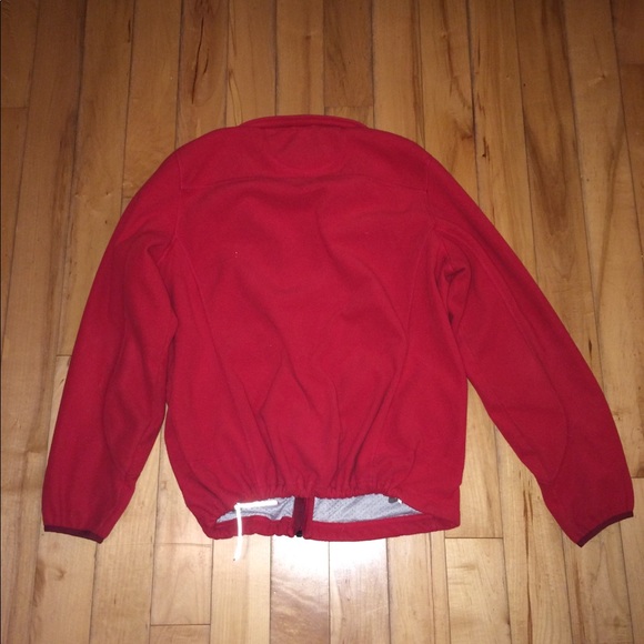 L.L. Bean Heavy Red Fleece - Picture 2 of 2
